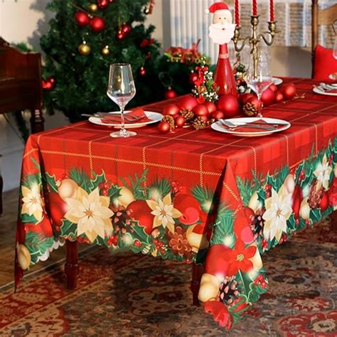 60x84 christmas tablecloth|christmas tablecloths extra long.